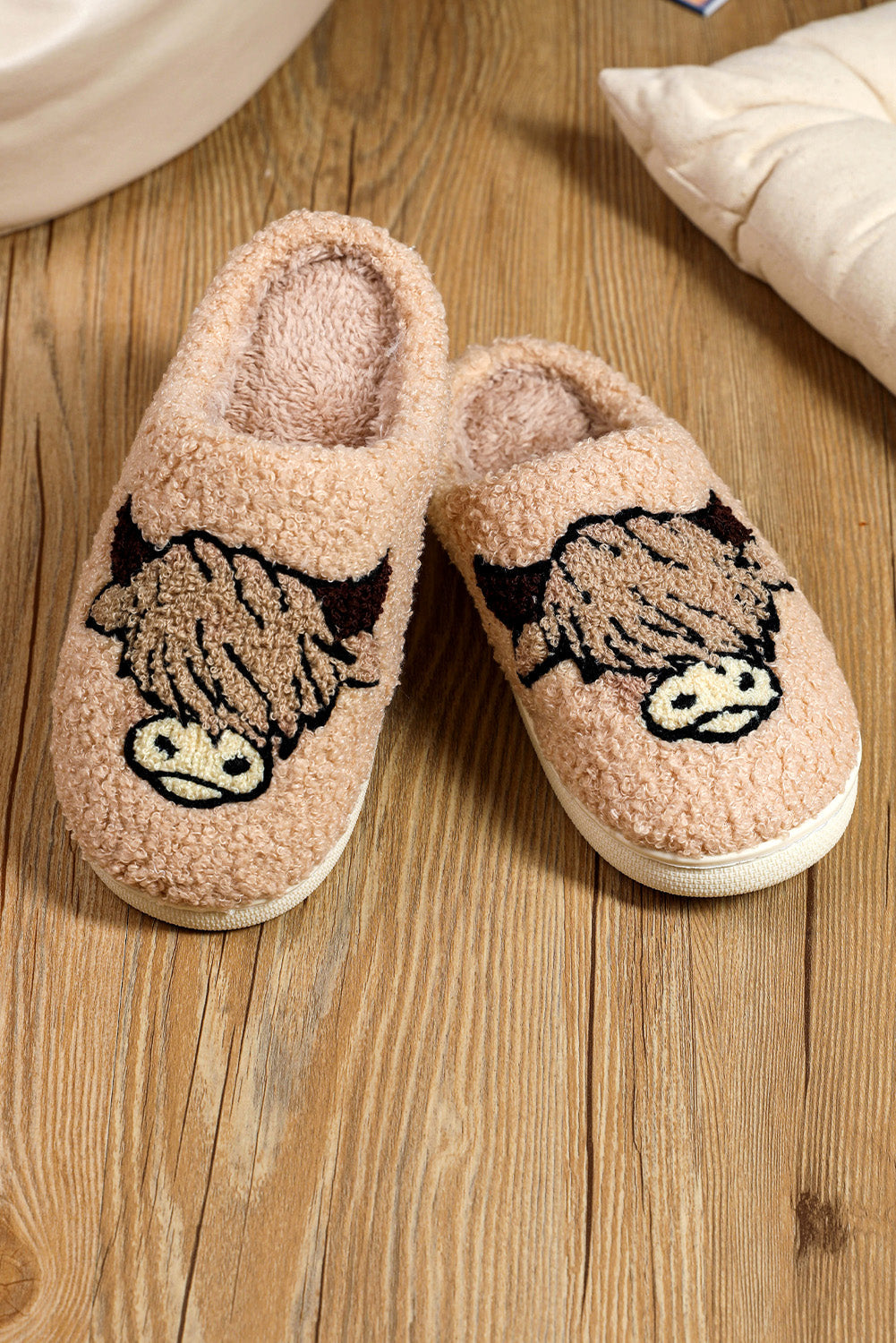 Cow Plush Slippers - authentic country clothing from Working Bull