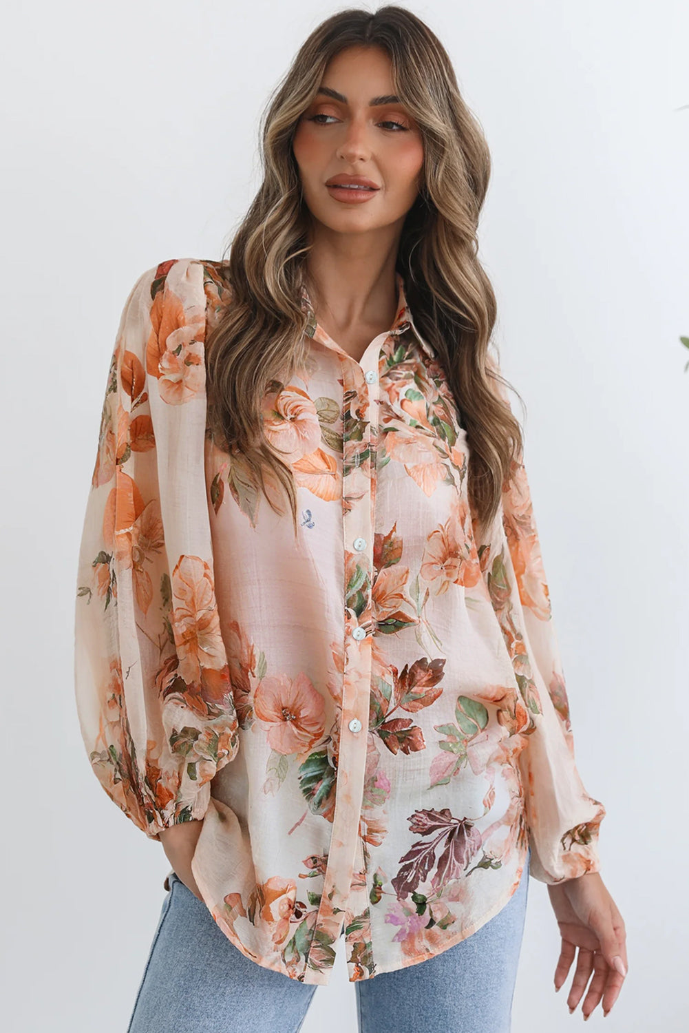 Floral Button Up Shirt - Authentic Country Fashion from Working Bull