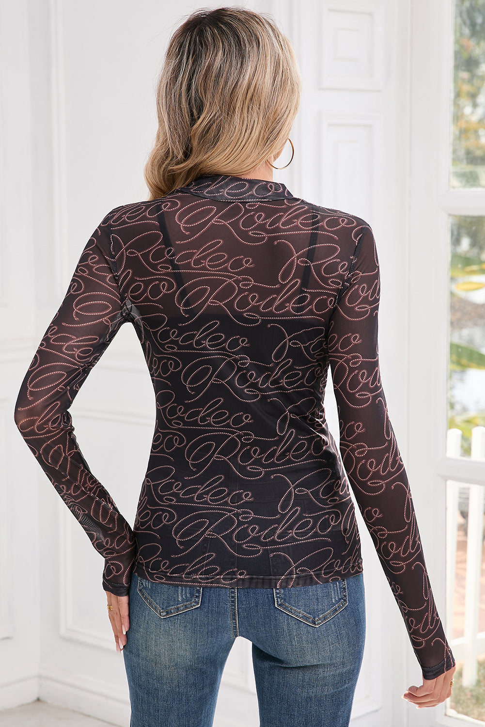 Rodeo Mesh Top - authentic country fashion from Working Bull