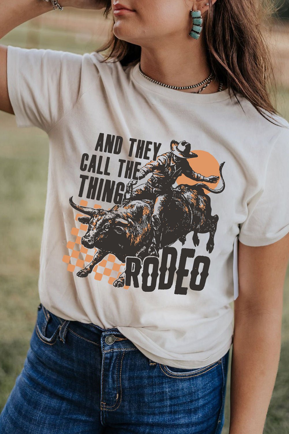 AND THEY CALL THE THING RODEO Tee - Authentic Country Clothing From Working Bull