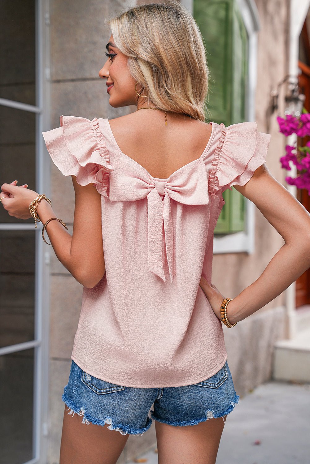 Gossamer Textured Bow Blouse - Authentic country fashion from Working Bull