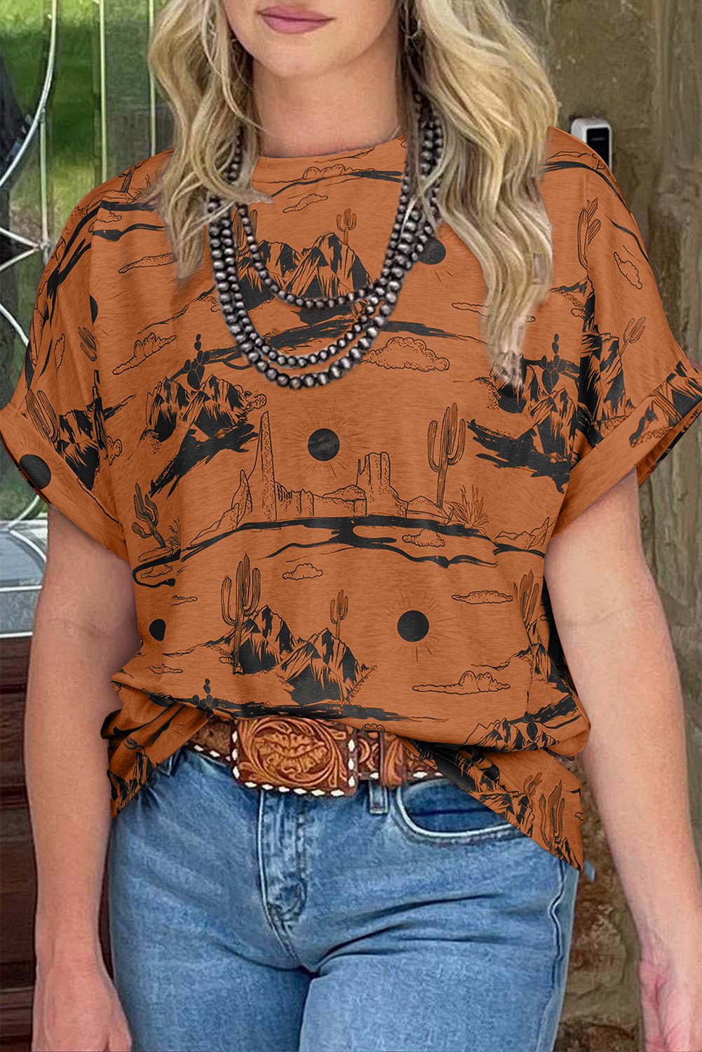 Summer Desert Tee - authentic country clothing from Working Bull